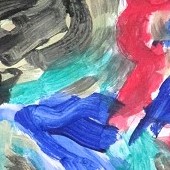 ohne titel, 2024, mischtechnik auf papier, 83,8x59,4 cm, copyright vg bildkunst + axel hptner